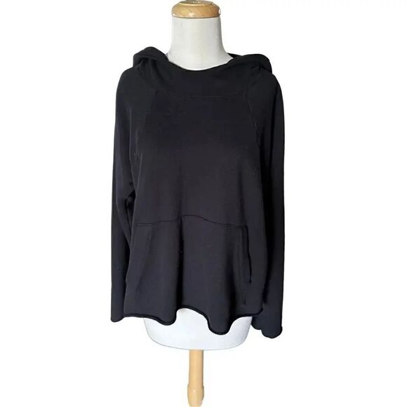Athleta black pullover hoodie size Large - Picture 1 of 5
